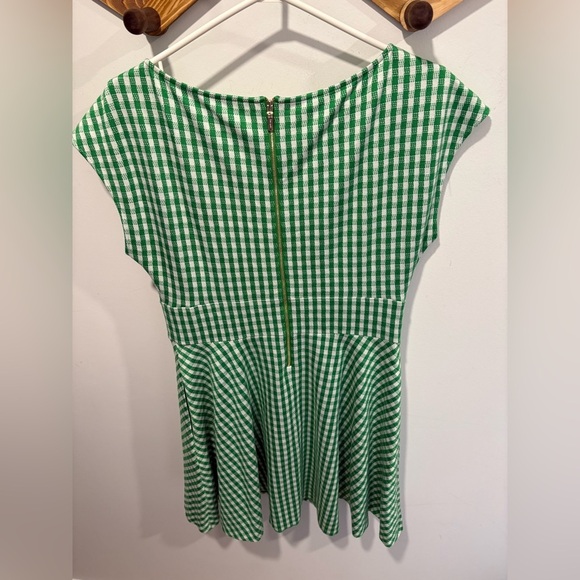 KATE SPADE -Jazzy Gingham Ponte Fiorella Dress - Picture 3 of 9